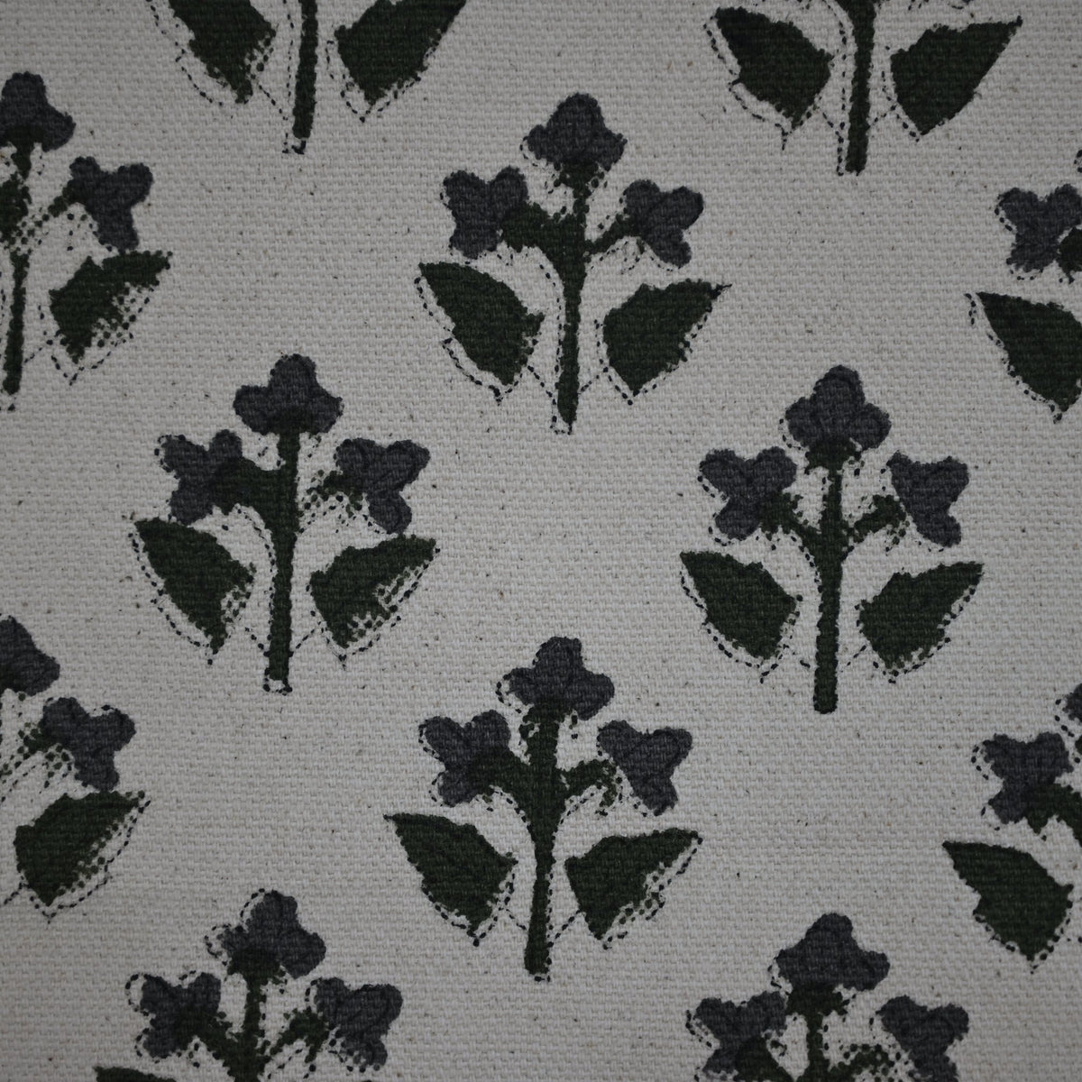 Nevle Black Cotton Table Runner