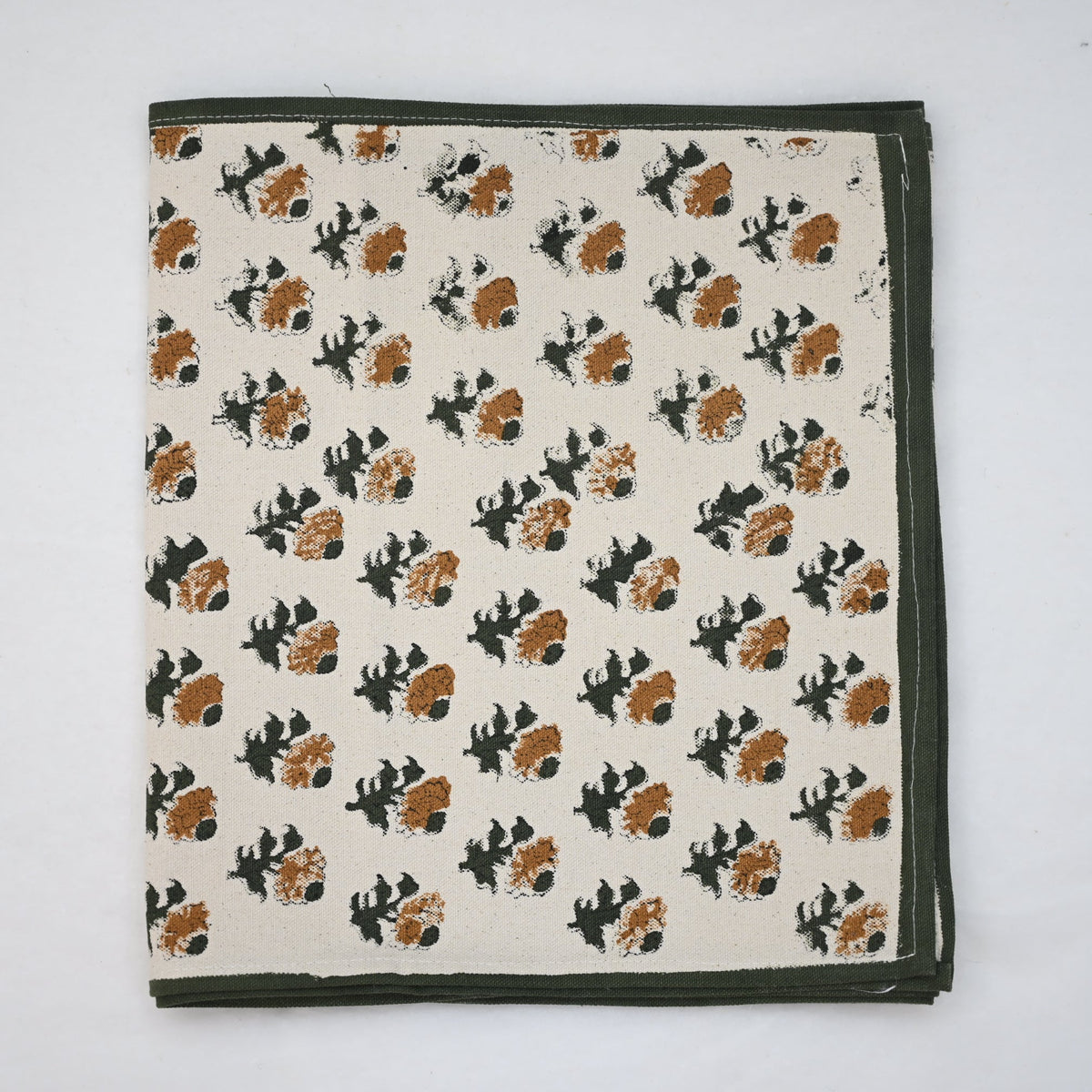 Nelaz Rust Cotton Table Runner