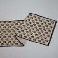 Orvat Chocolate Cotton Table Runner