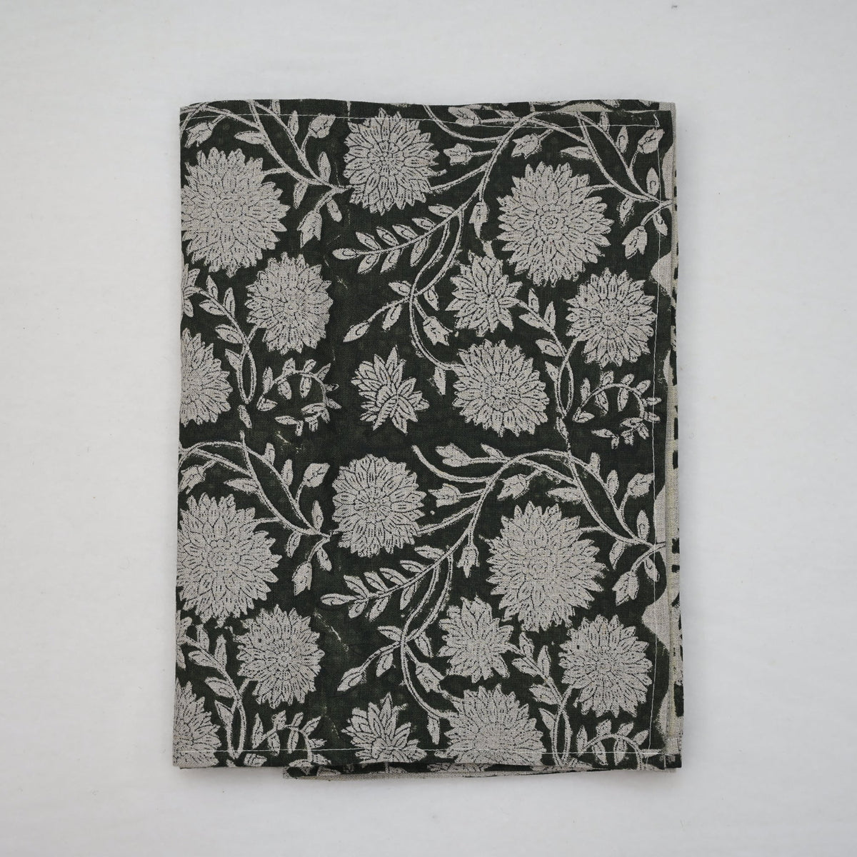 Aleva Silver Cotton Table Runner