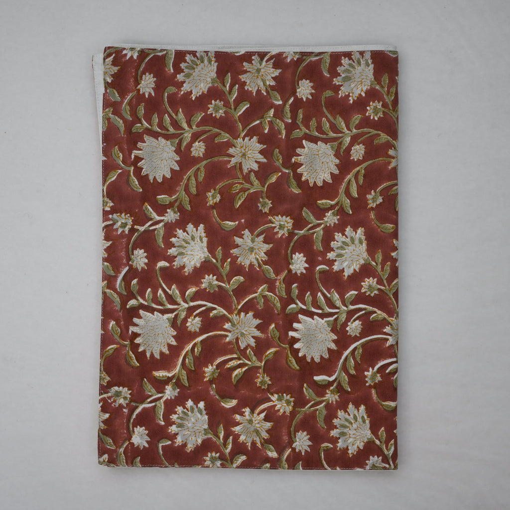 As Sen Red Cotton Table Runner