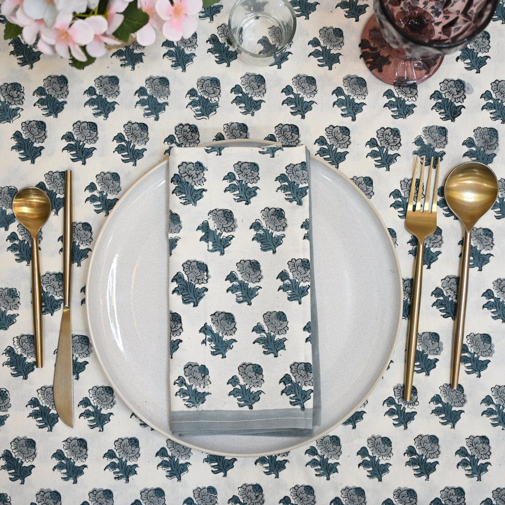 Bruce Floral Booti  Dinner Napkin