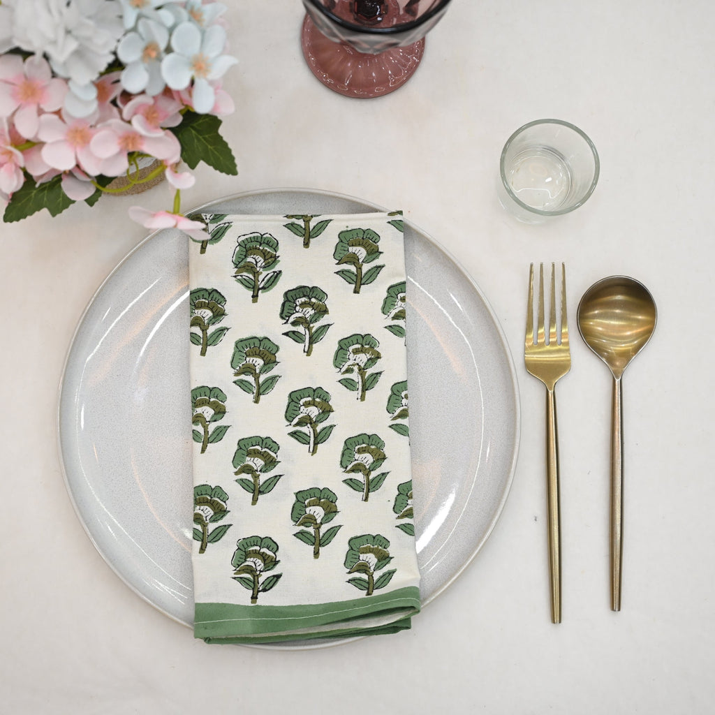 Jaxon Floral Booti Dinner Napkin