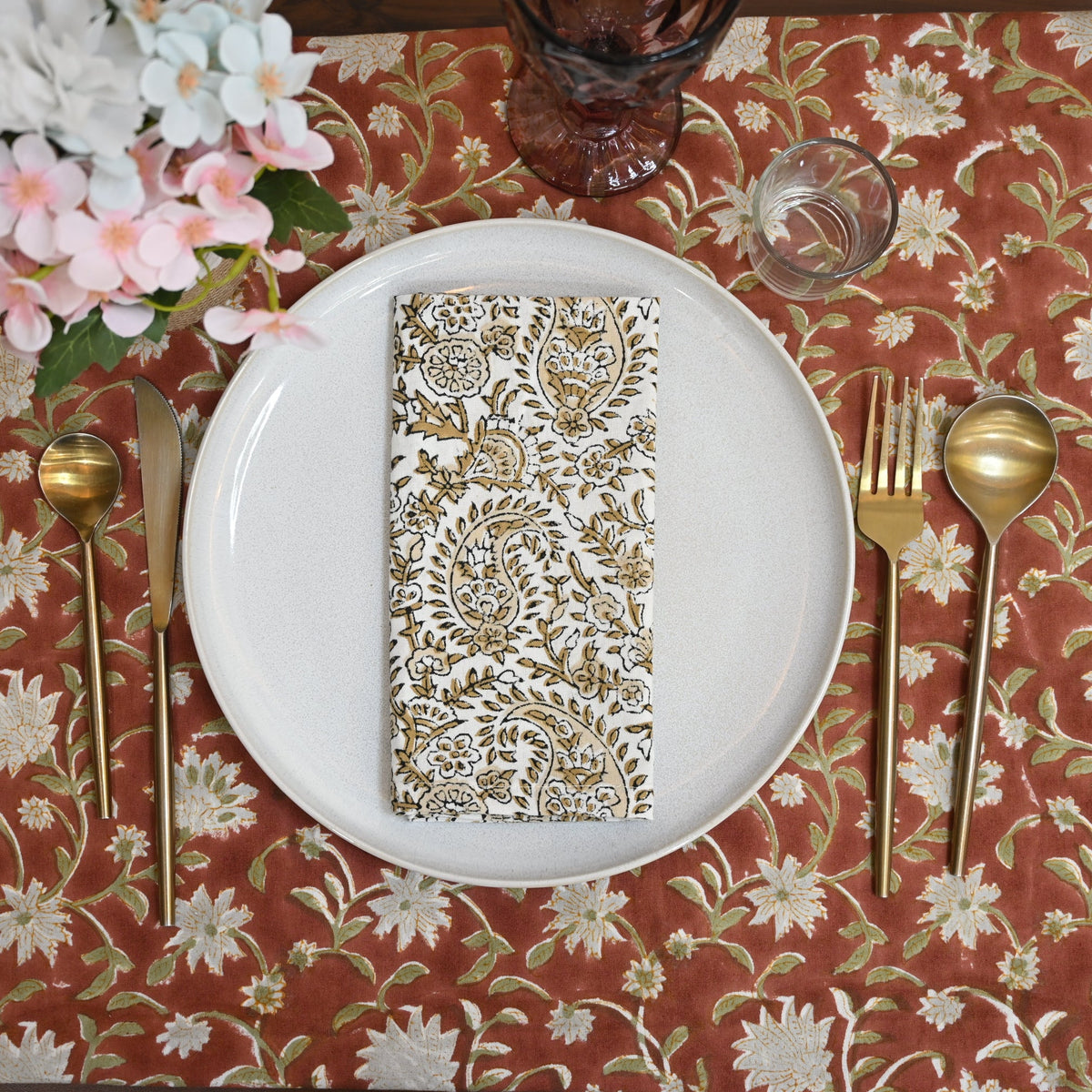 Noah Floral Paisley Dinner Napkin