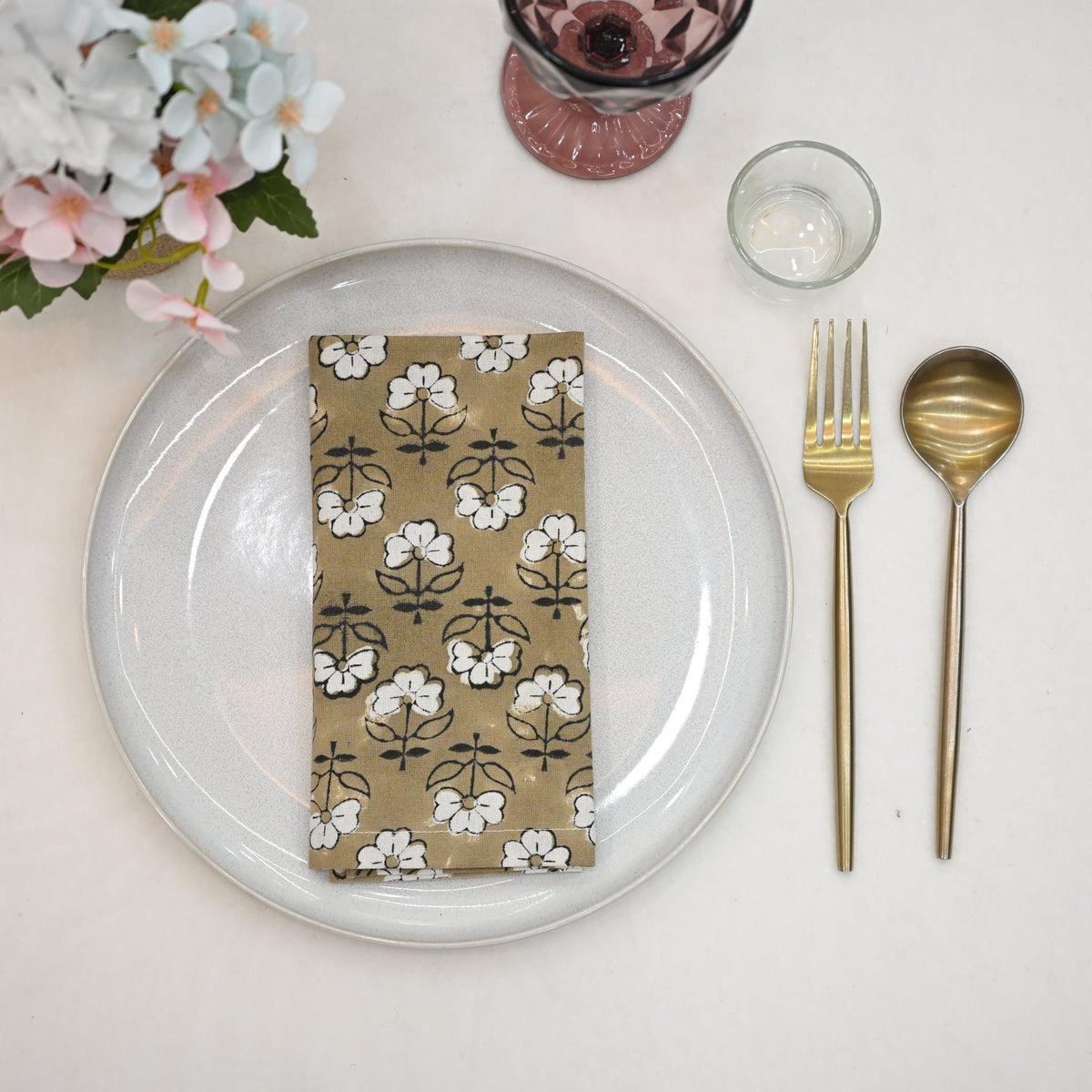 Ryder Floral Booti Dinner Napkin