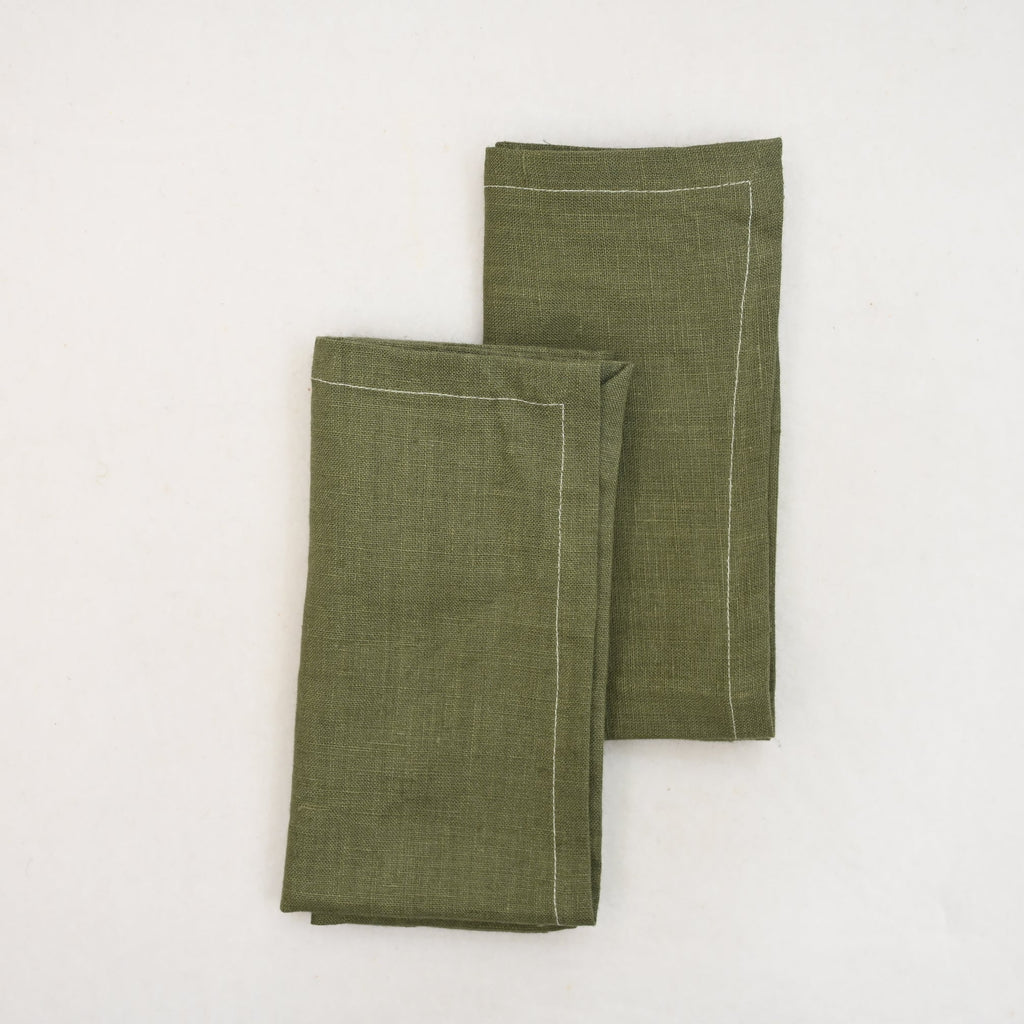 Brody Solid Linen Dinner Napkin