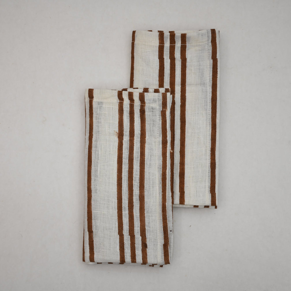 Camden Striped Linen Dinner Napkin