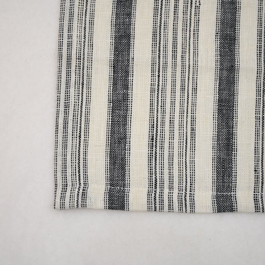 Declan Striped Linen Dinner Napkin