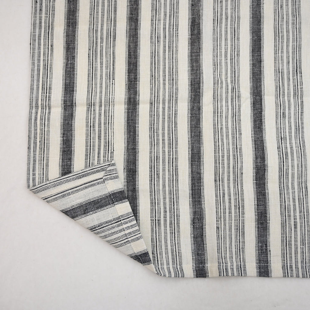 Declan Striped Linen Dinner Napkin