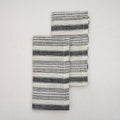 Declan Striped Linen Dinner Napkin