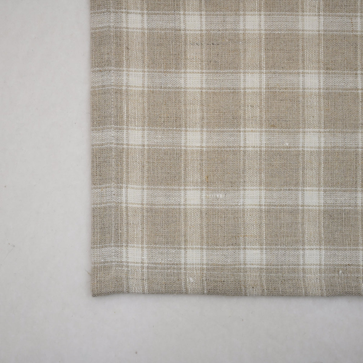 Elliott Checked Linen Dinner Napkin