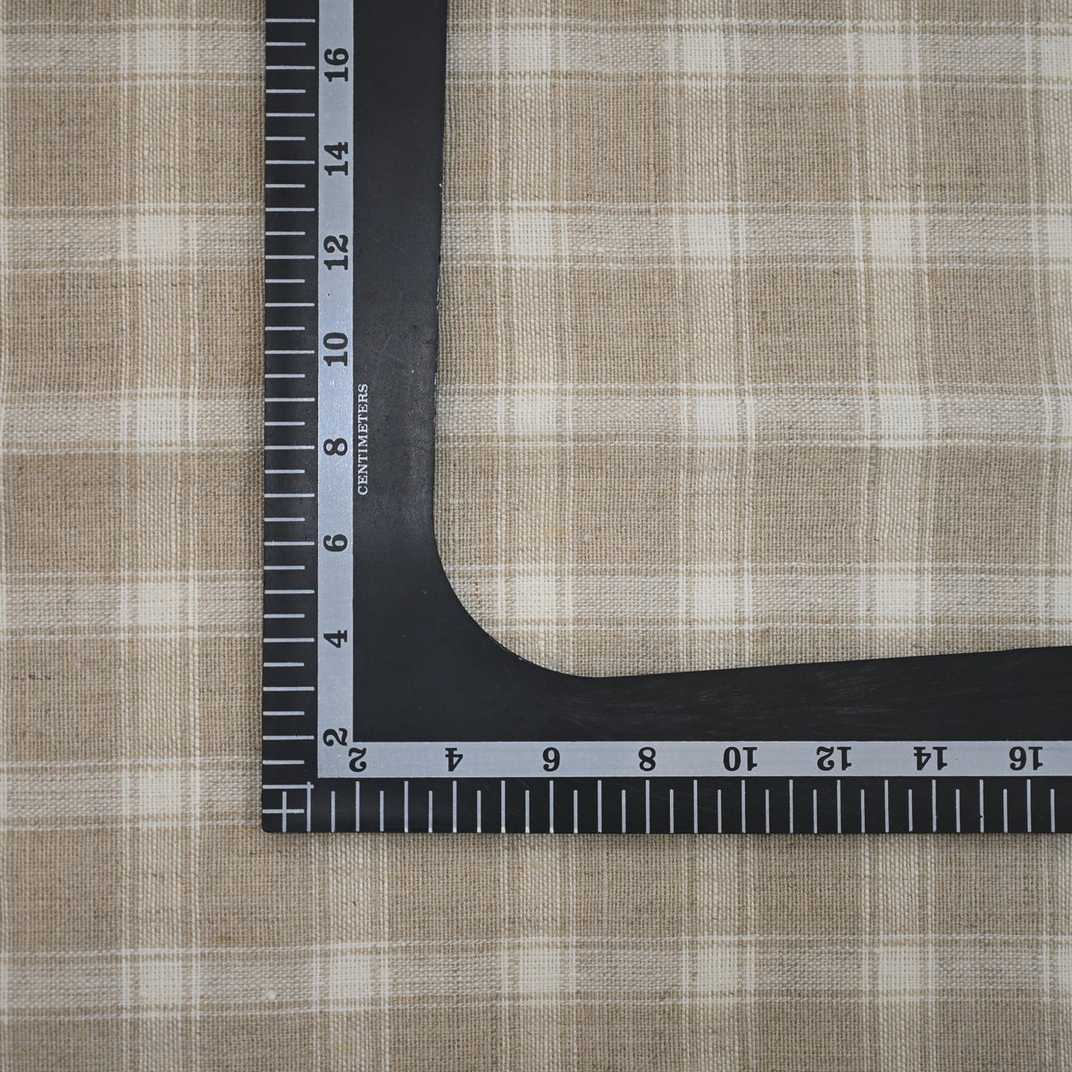 Elliott Checked Linen Dinner Napkin