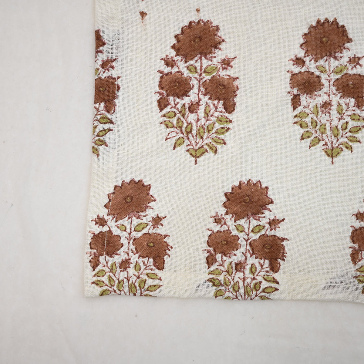 Graham Floral Booti Linen Dinner Napkin