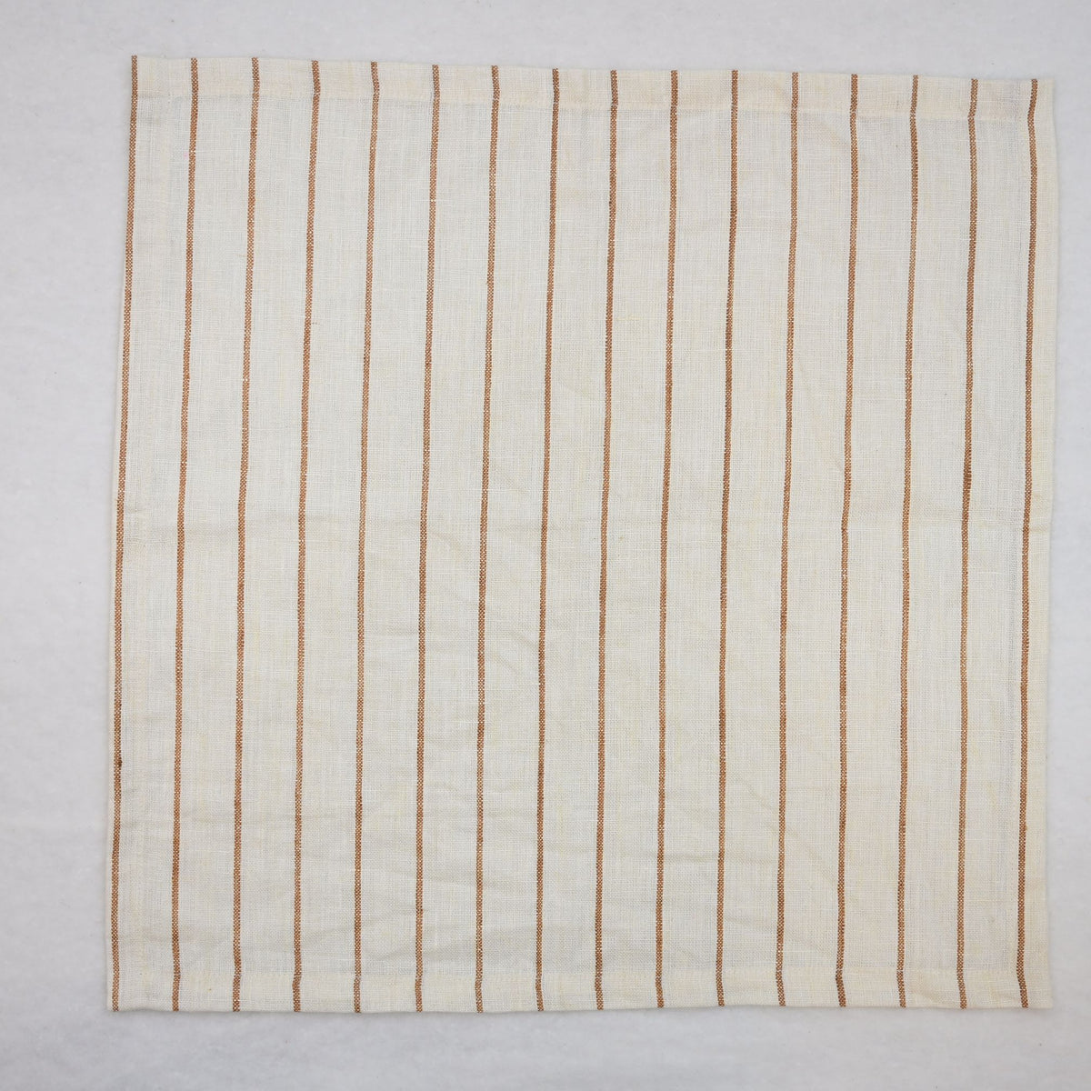 Jude Striped Linen Dinner Napkin