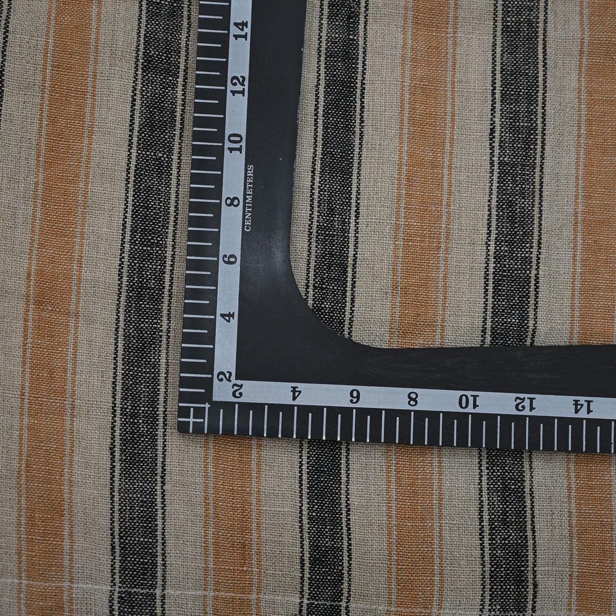 Micah Checked Linen Dinner Napkin