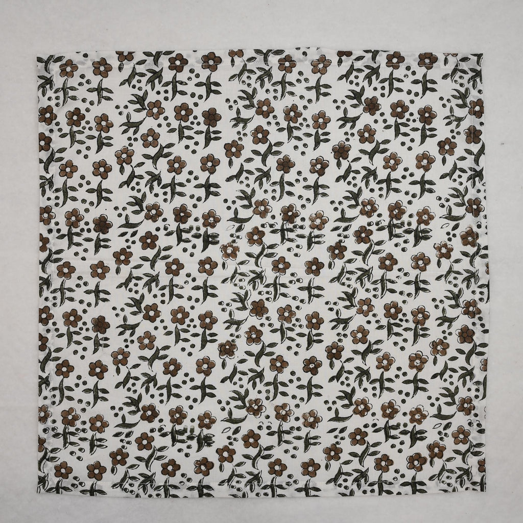 Alden Floral Cotton Dinner Napkin