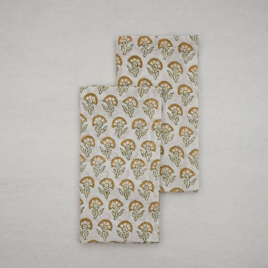 Alaric Botanical Cotton Dinner Napkin