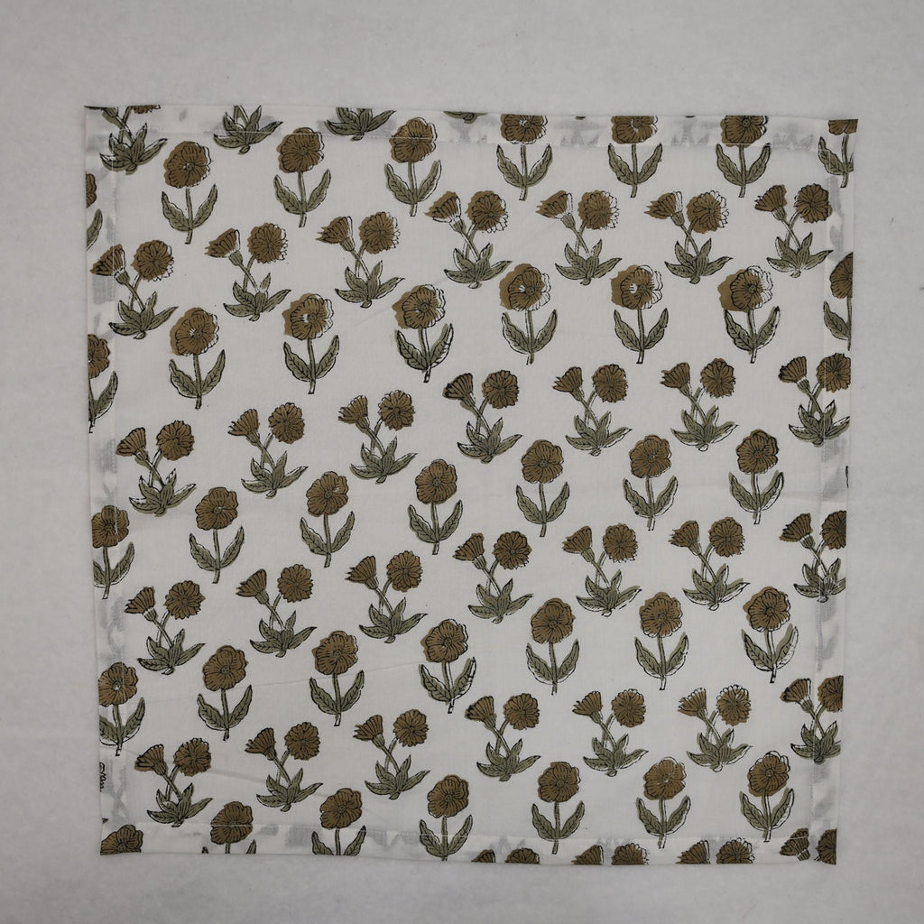 Alistair Floral Cotton Dinner Napkin