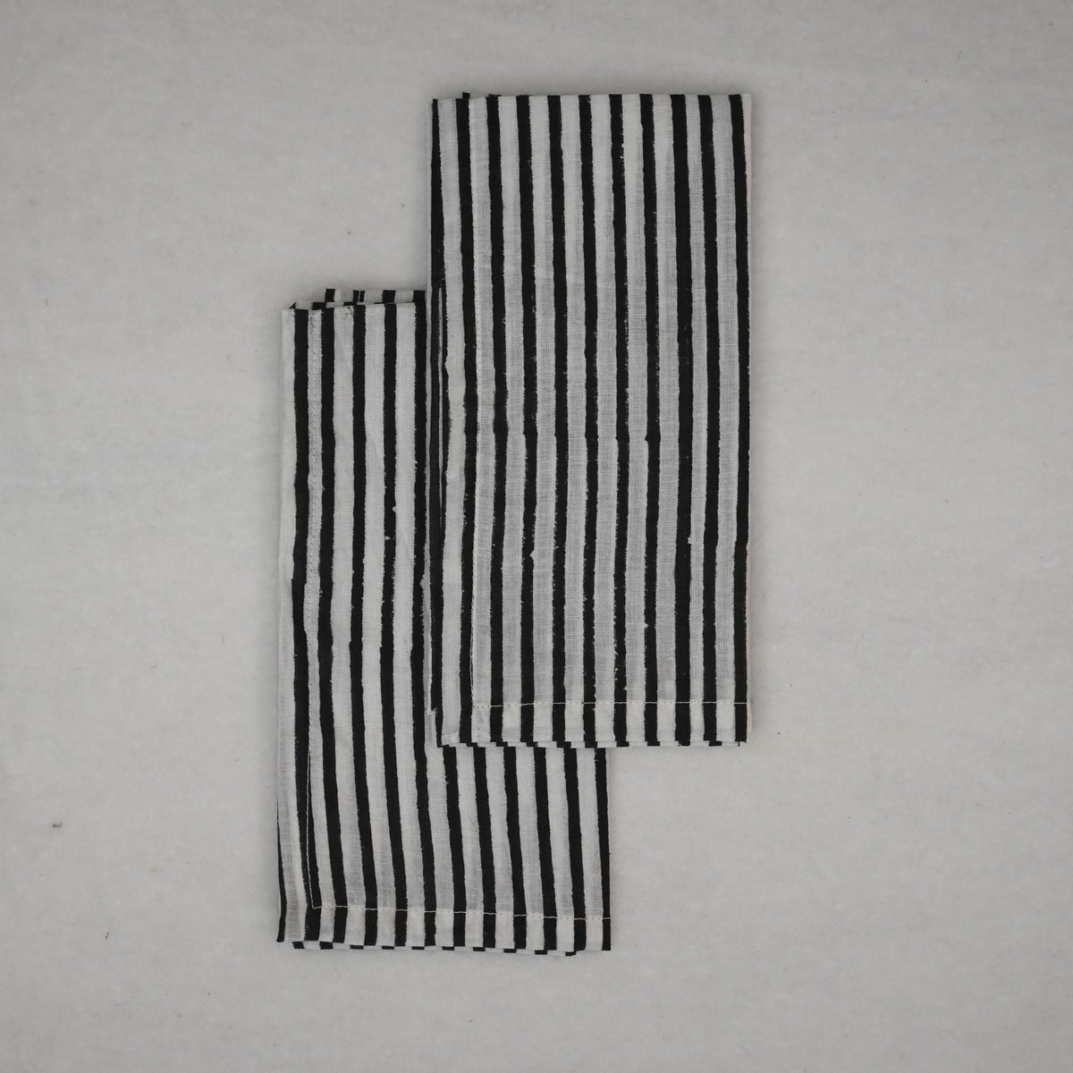 Anson Striped Cotton Dinner Napkin