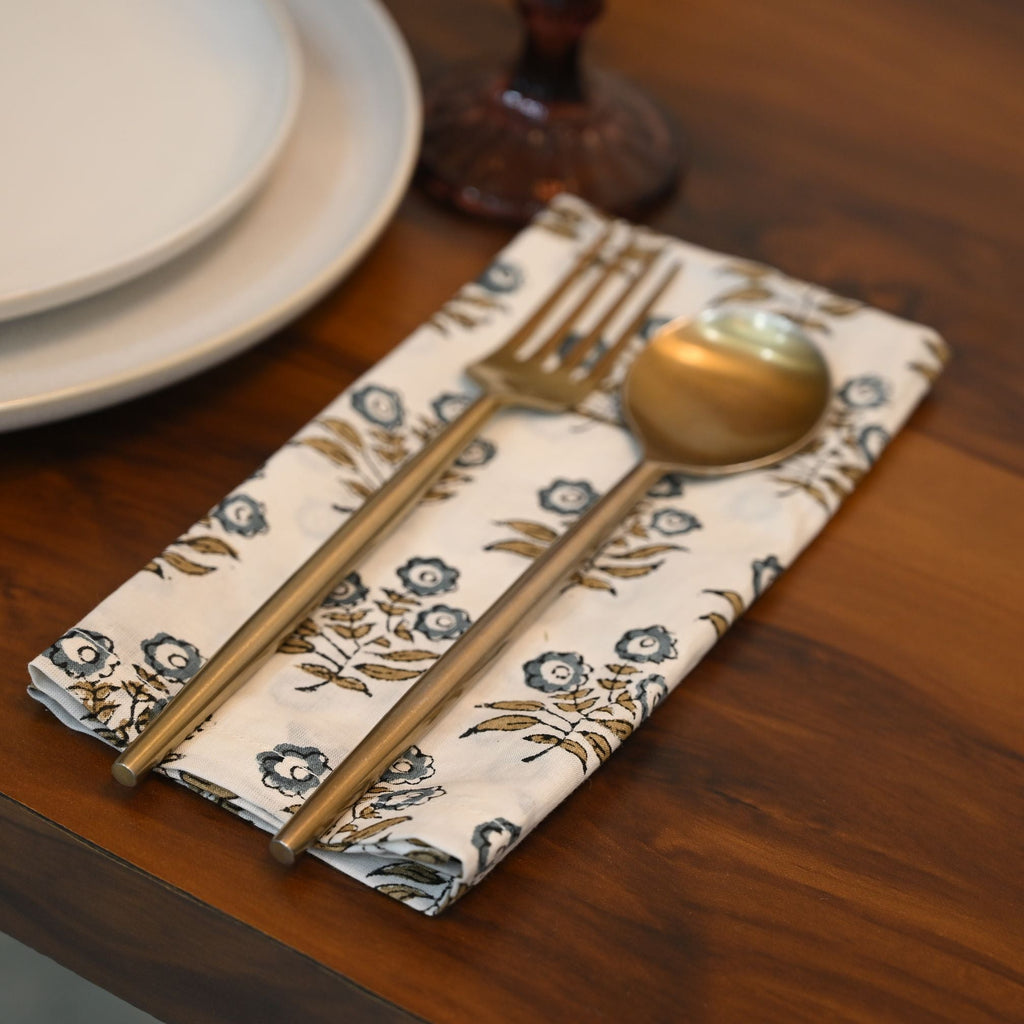 Audren Floral  Cotton Dinner Napkin