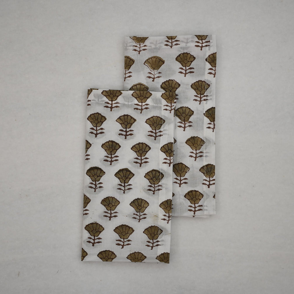 Avett Floral Cotton Dinner Napkin