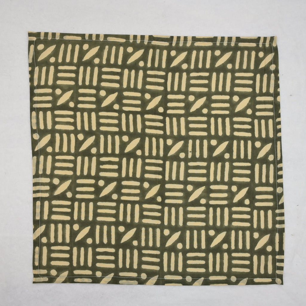 Brantley Geometric Cotton Dinner Napkin