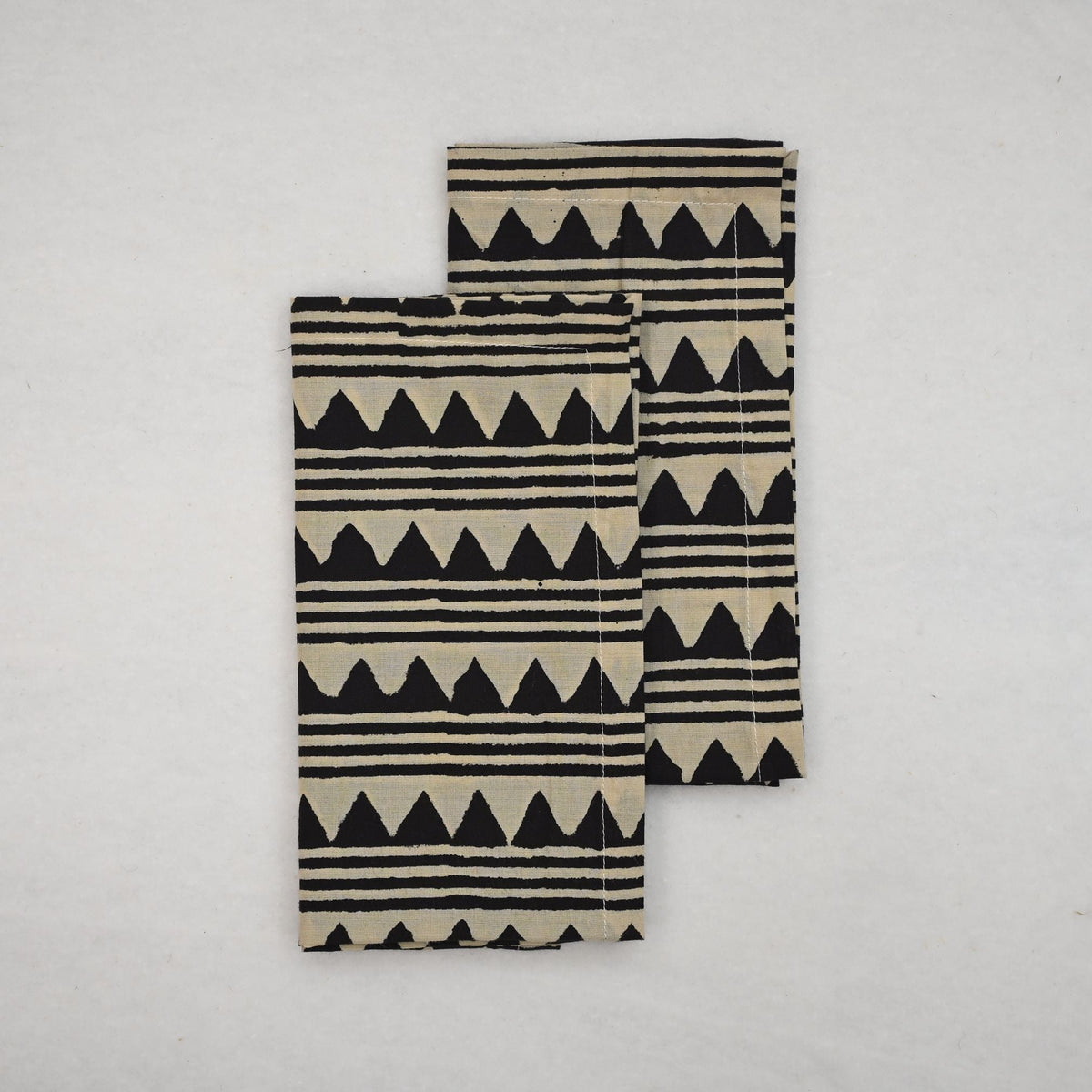 Bridger Geometric Cotton Dinner Napkin