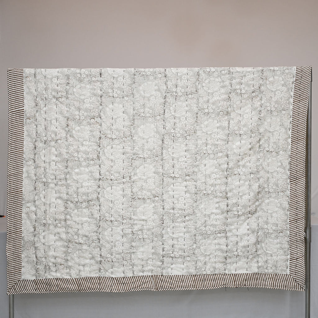 Candice Hand Block Printed Quilt