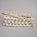 Collen Floral Hand Block Printed Quilt