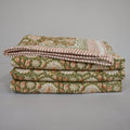 Gavin Floral Hand Block Printed Quilt