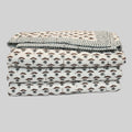 Calvin Floral Hand Block Printe Quilt