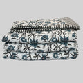 Nolan Floral Hand Block Printe Quilt