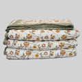 Rowan Floral Hand Block Printed Quilt