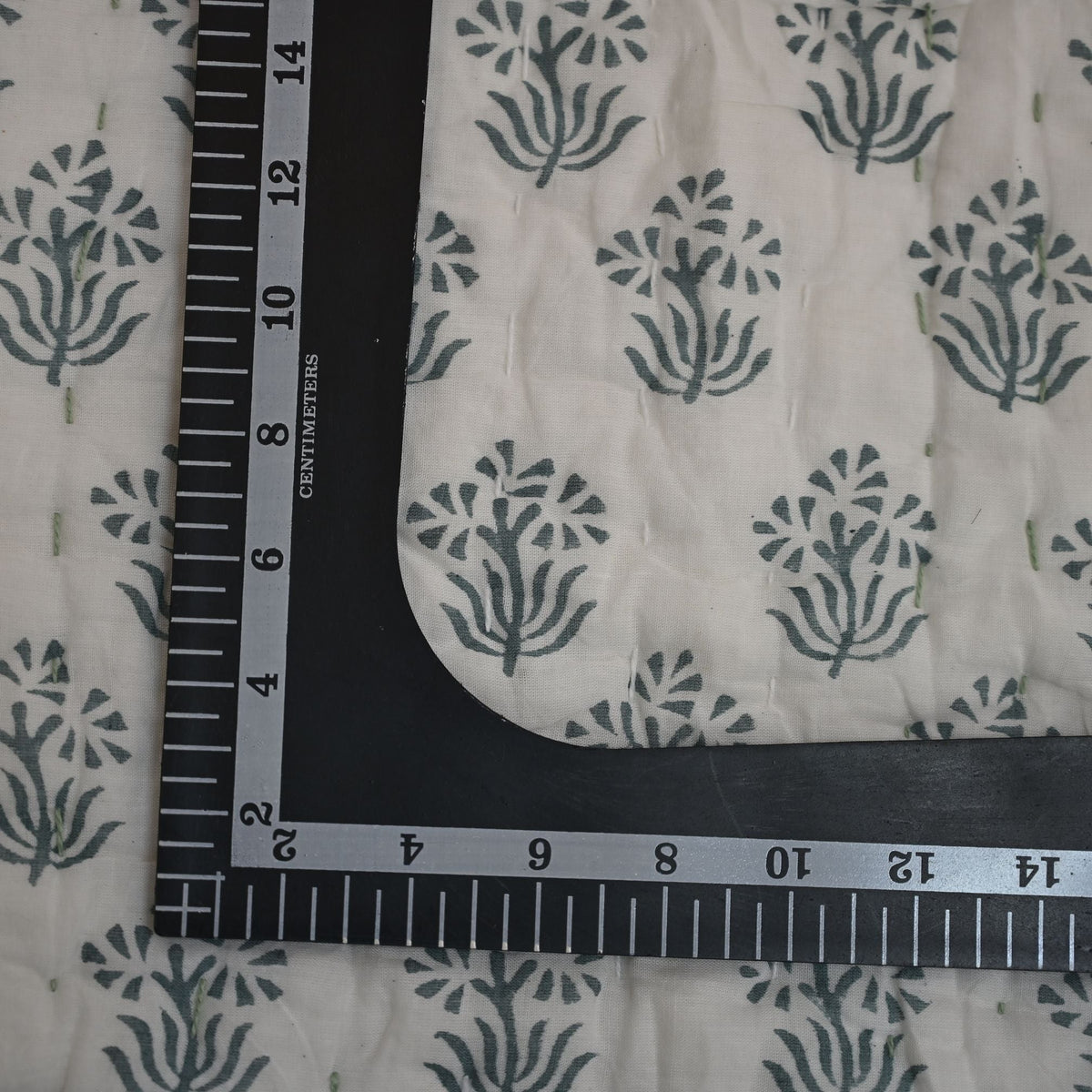 Levi Floral Hand Block Printed Quilt