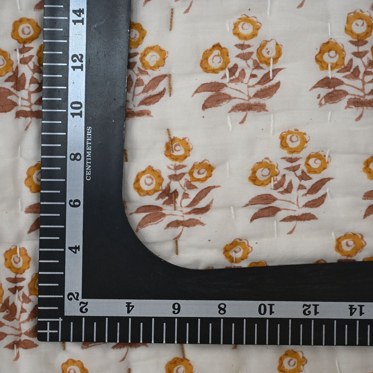 Asher Floral Hand Block Printed Quilt