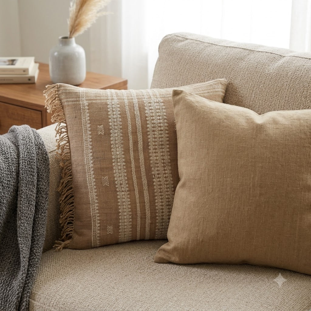 Melody Natural Beige Cushion