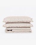 Terracotta Floral Cotton Duvet Cover Set
