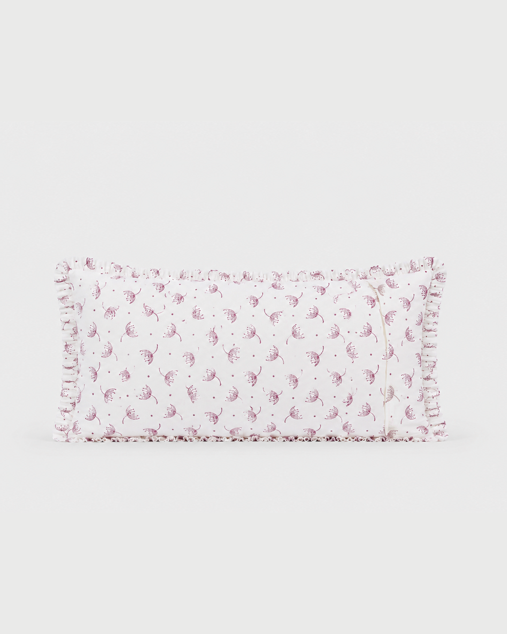 Mauve Botanical Cotton Duvet Cover Set