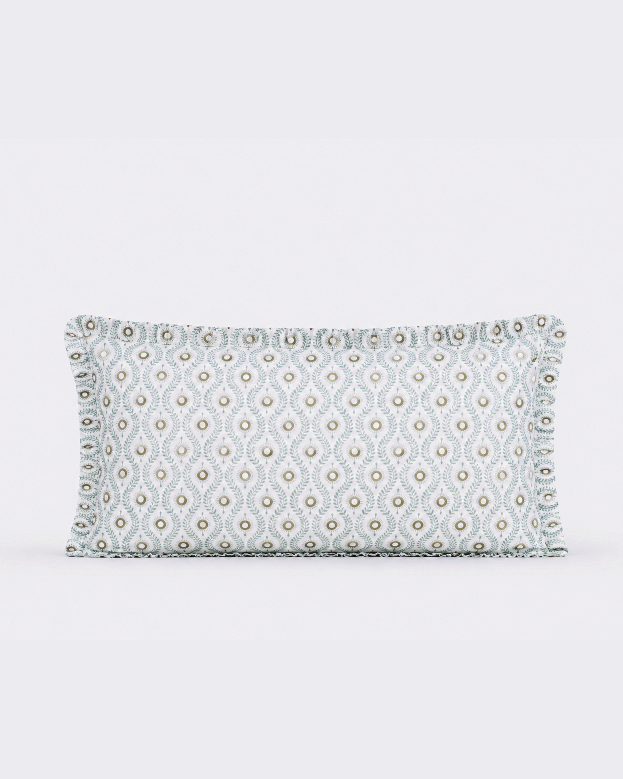 Olive Medallion Cotton Duvet Cover Set