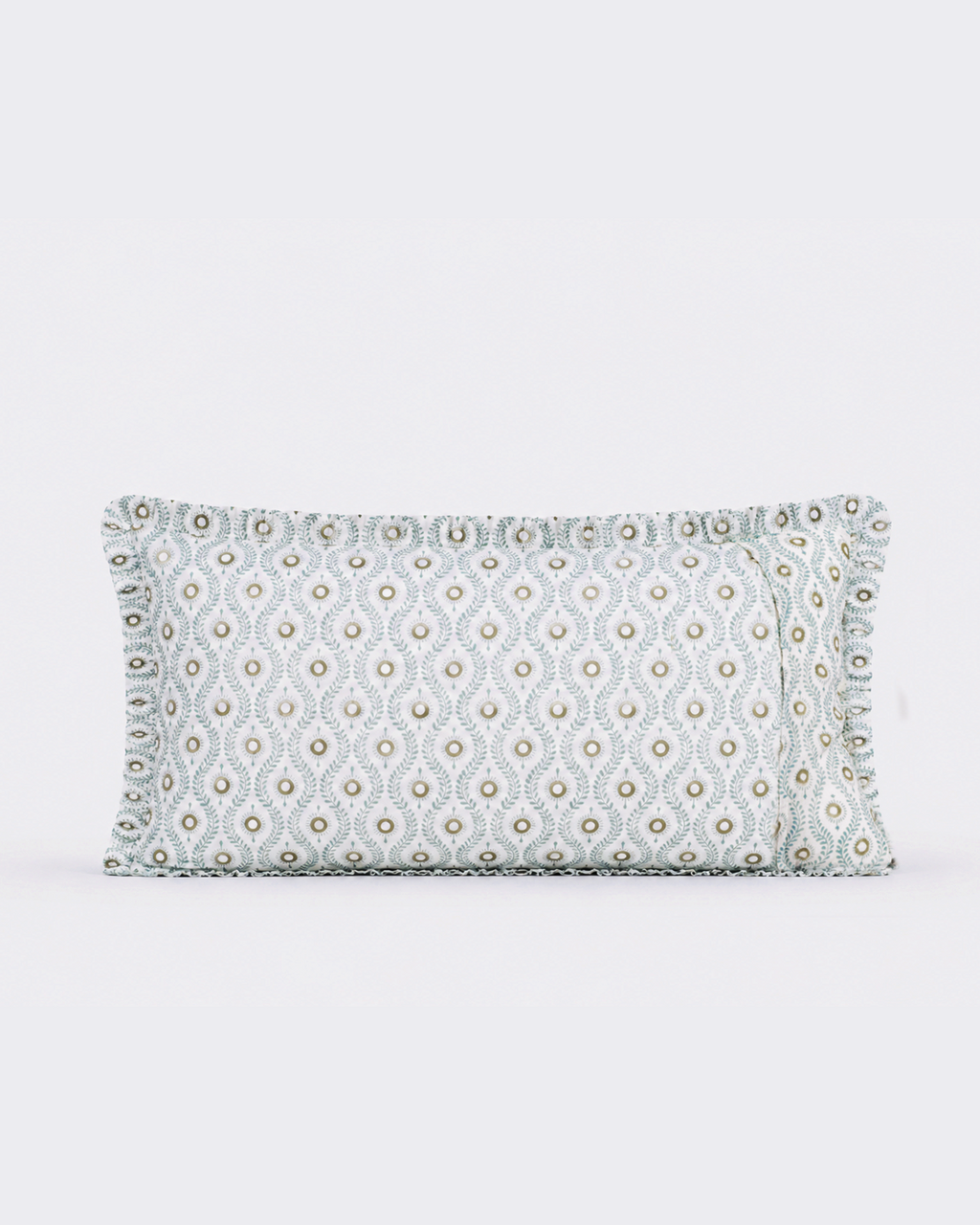 Olive Medallion Cotton Duvet Cover Set