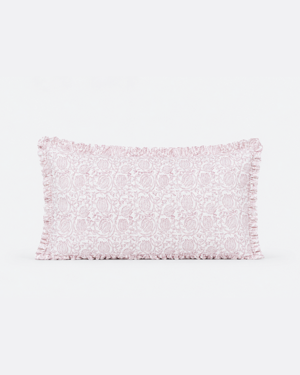Dusty Rose Botanical Cotton Duvet Cover Set