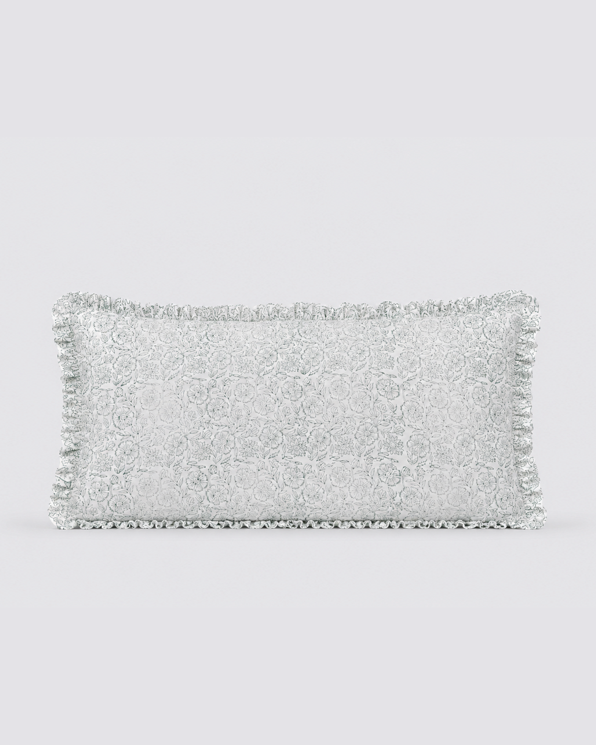 Sage Botanical Cotton Duvet Cover Set