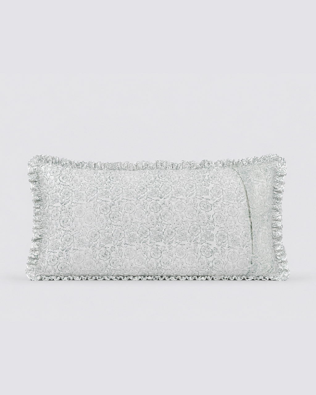 Sage Botanical Cotton Duvet Cover Set