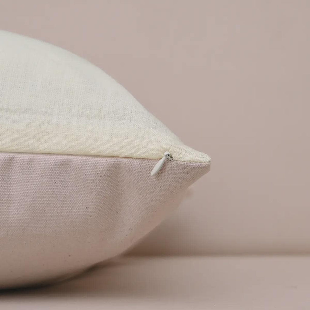 Meadow Floral Block Print Linen Pillow Cover