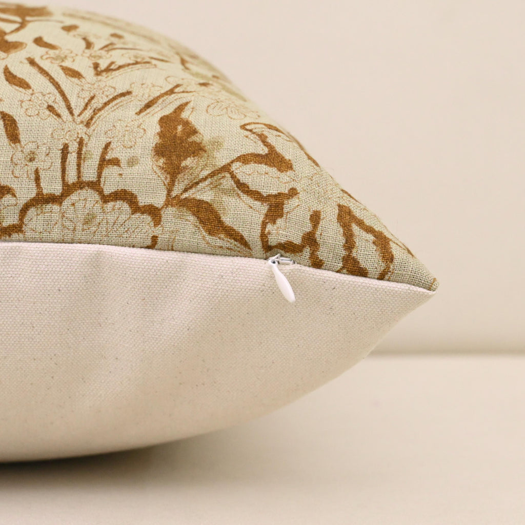 Botanical Linen Pillow Cover