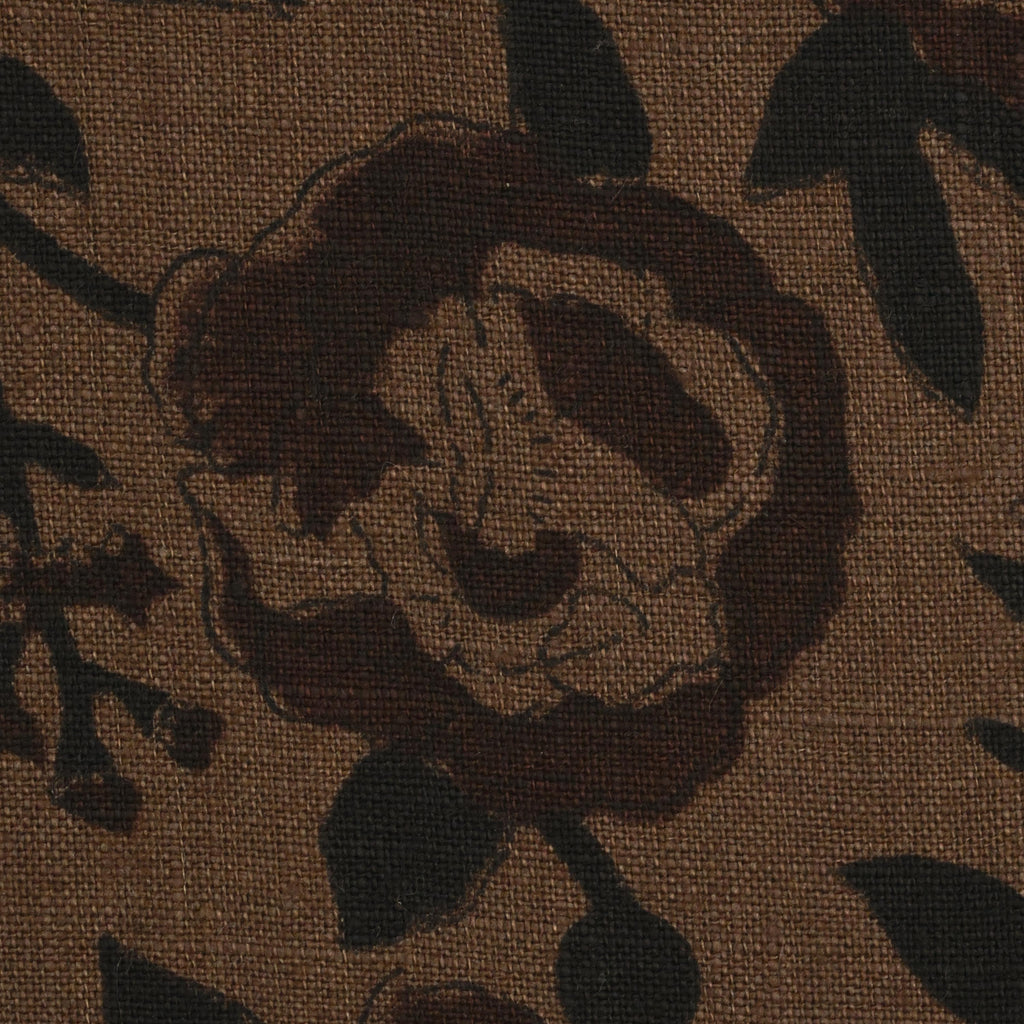 English Rose Linen Pillow Cover