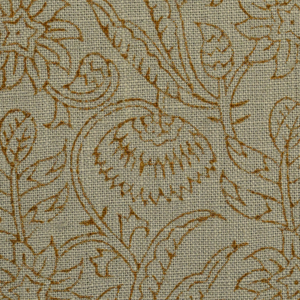 Front view of sage green tawny chintz vine cushion cover