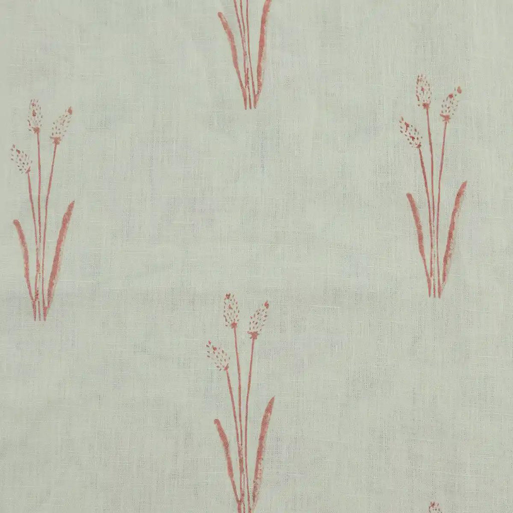 Meadow Floral Block Print Linen Pillow Cover