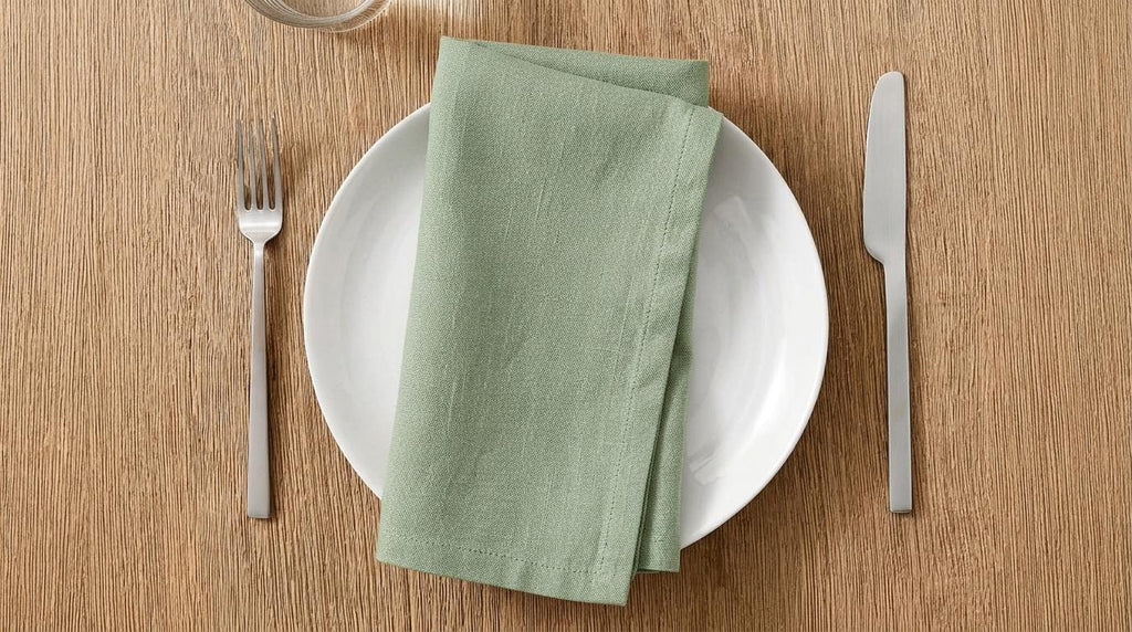 Elegant Olive Linen Napkins