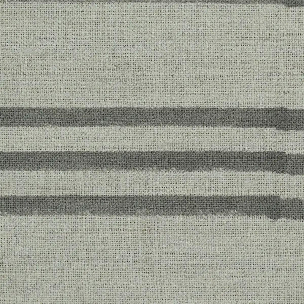 Carla Hand Block Print Stripe linen Fabric